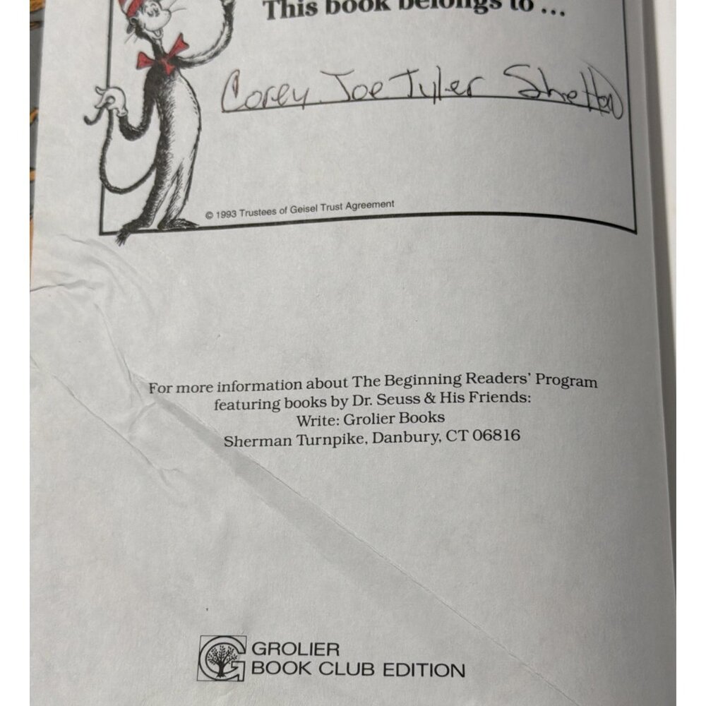 VTG Dr Seuss Book 1968 The Foot Book Random House New York Hard Cover - Picture 7 of 14